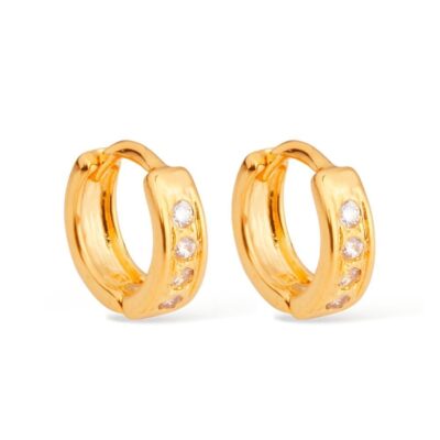 Brinco Argolinha Banhado a Ouro 24k