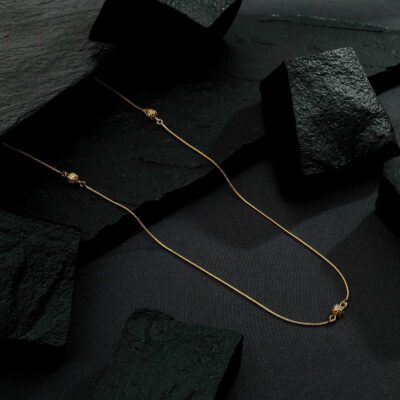 Colar Esferas Vazadas Banhado a Ouro 24k - Image 3