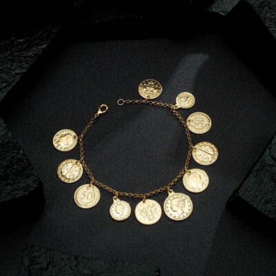 Pulseira Moedas Antigas Ouro - Image 3