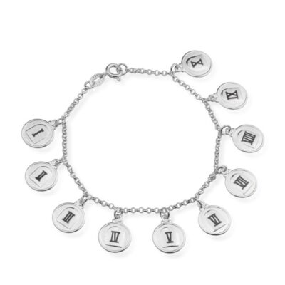 Pulseira 10 Mandamentos Ouro Branco