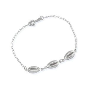 Pulseira de Búzios Ouro Branco