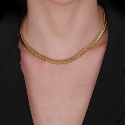 Colar Fita Ouro 24k - Imagem 2