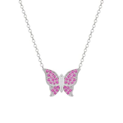 Conjunto Borboletas Rosa Ouro Branco - Imagem 4