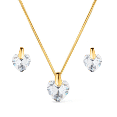 Conjunto Brilho Real Ouro 24k
